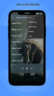 Elephant Sounds android App screenshot 1